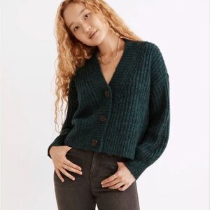 Madewell Waller Crop Cardigan Sweater